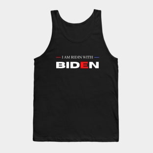 I Am Riding with Biden Harris Tank Top